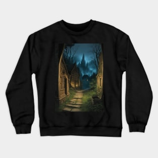 Village of Barovia with Castle Looming Crewneck Sweatshirt